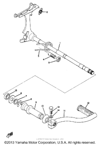 TR2B Вал переключения