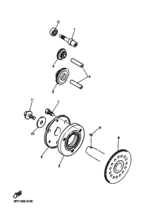 YZF600R YZF600RV Муфта стартера