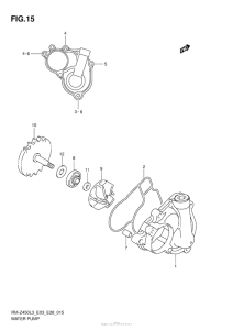 RM-Z450 Водяной насос
