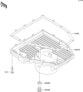 ZX636 Маслянный поддон