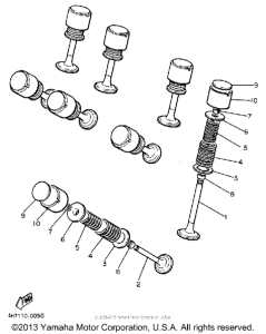 XJ650LK Клапана