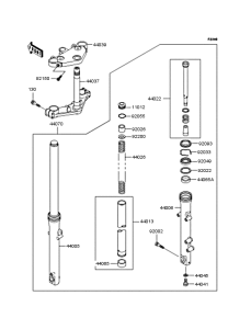 ZL400 Передняя вилка
