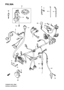 SV650 Жгут проводов