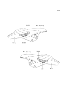 KLE650 Decals(white)(cdf)(ca,us)