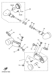 XVS400 ﾌﾗﾂｼﾔﾗｲﾄ 2