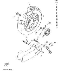 CW50 Переднее колесо
