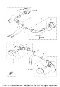 FZ07FR Поворотники