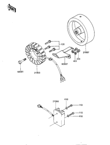 KZ1000 Generator / regulator