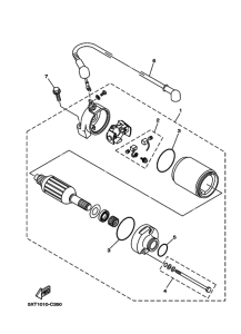 XT250 ｽﾀｰﾃｲﾝｸﾞﾓｰﾀ