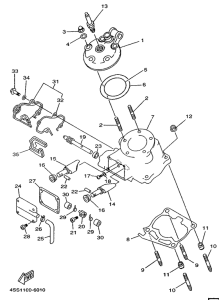 YZ125 Головка цилиндров