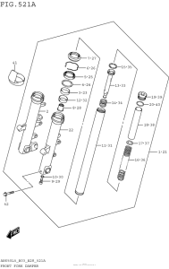 AN650 Передняя вилка