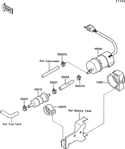 ZX1000 Топливный насос