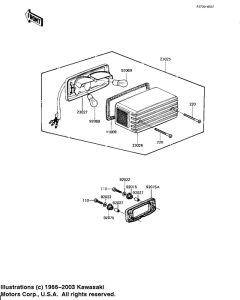  Taillight unit ass`y