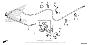 NC700J (DCT) Стояночный тормоз