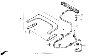 GL1500SE High mount light se