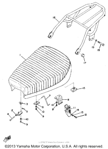 DT125B Сиденье