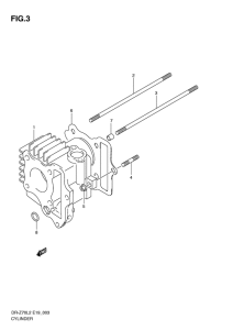 DR-Z70 Цилиндр