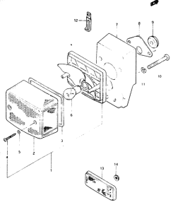 CL50 Задний комбинированный сигнал