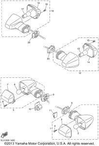 FZS1000N Поворотники