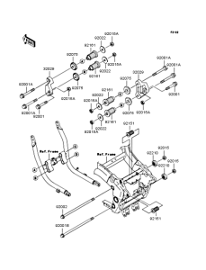 ZX1200 Крепление двигателя