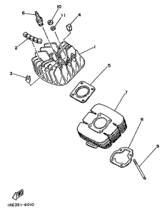 DT50MX Головка цилиндров