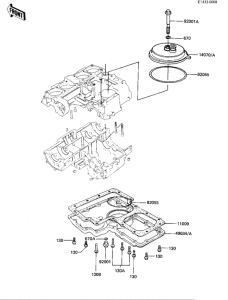 KZ1000 Крышка сапуна / маслосборник