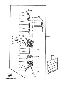 YN50 Carburetor assy