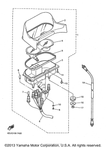 XJ600SK Приборы