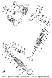 XS650_2F - 1979 Valve - rocker arm