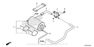 VFR1200F (DCT) Канистра осушителя