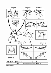YZF-R25 エンブレム & ラベル 1