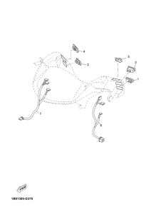 YP250R Handle switch & lever