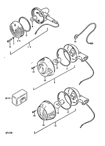 GP125 Поворотники