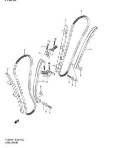 VL800 Держатель направляющей