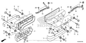 GL1800 Крышка головки цилиндров