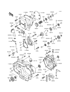 KDX125 Engine cover(s)(1 / 2)