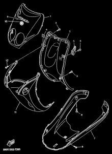 YN50 Escudo de salvapiernas