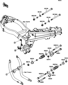ZX1100 Frame fitting