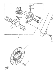 YA50R Freno delantero
