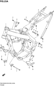 RM-Z450 Frame comp