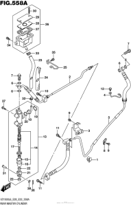 VZ1500 Задний торм цилиндр
