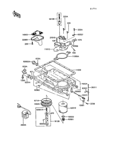 ZG1300 Oil pan / oil filter