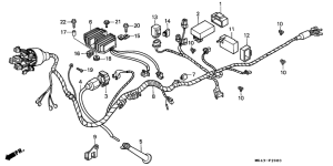 XBR500 Wire harness /  ignition coil