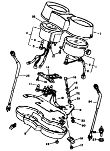 RD250LC Приборы