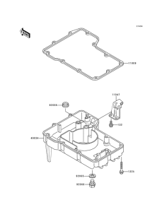 ZX600 Маслосборник