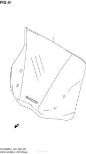 DL1000 (ABS) Wind Screen (Optional)