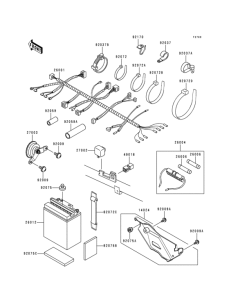 KMX125 Электрика