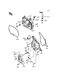 BR125 Крышки двигателя