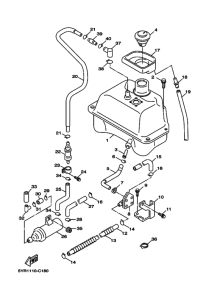 XC125V YJ125X Tank fuel