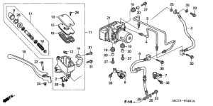 FJS600 (ABS) Fr. brake master cylinder